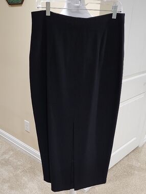 Carole Little Long Black Skirt